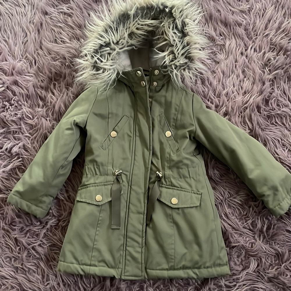 NWOT copper key 2/3 kids fur jacket